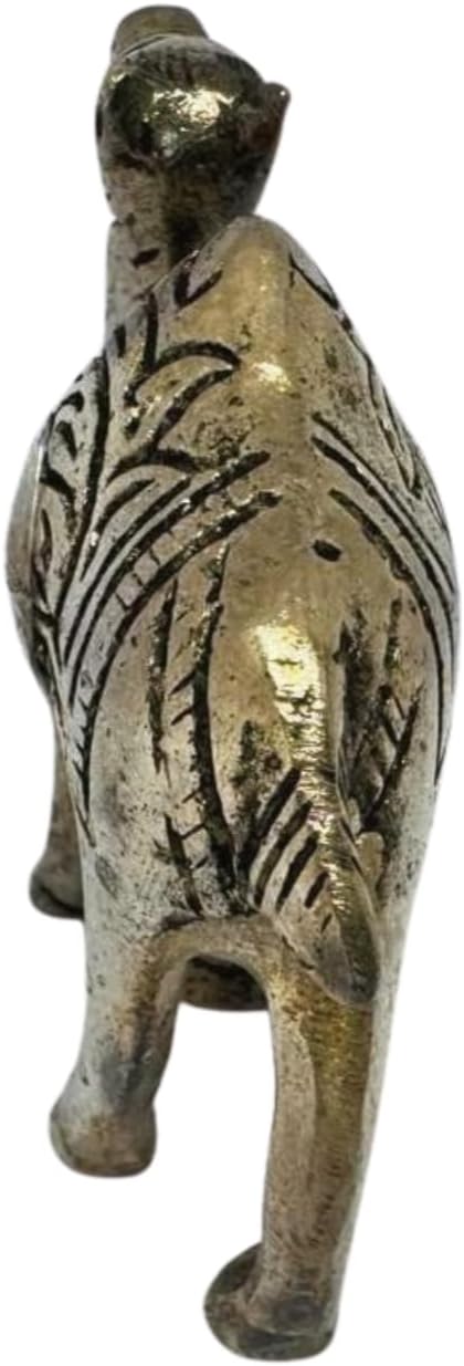 Handcrafted Brass Camel Showpiece – Traditional Rajasthani Decorative Figurine for Home & Office Decor (Size - 3 Inches)