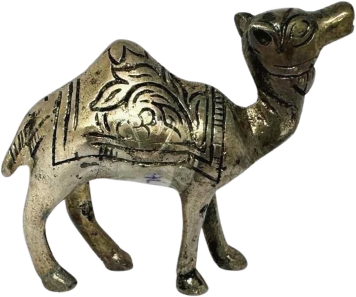 Handcrafted Brass Camel Showpiece – Traditional Rajasthani Decorative Figurine for Home & Office Decor (Size - 3 Inches)